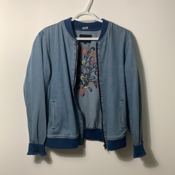 Embroidered Jean Jacket - Picture 2 of 3